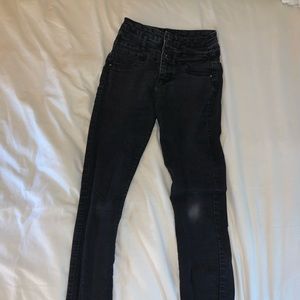 Black High-Waisted Jeans